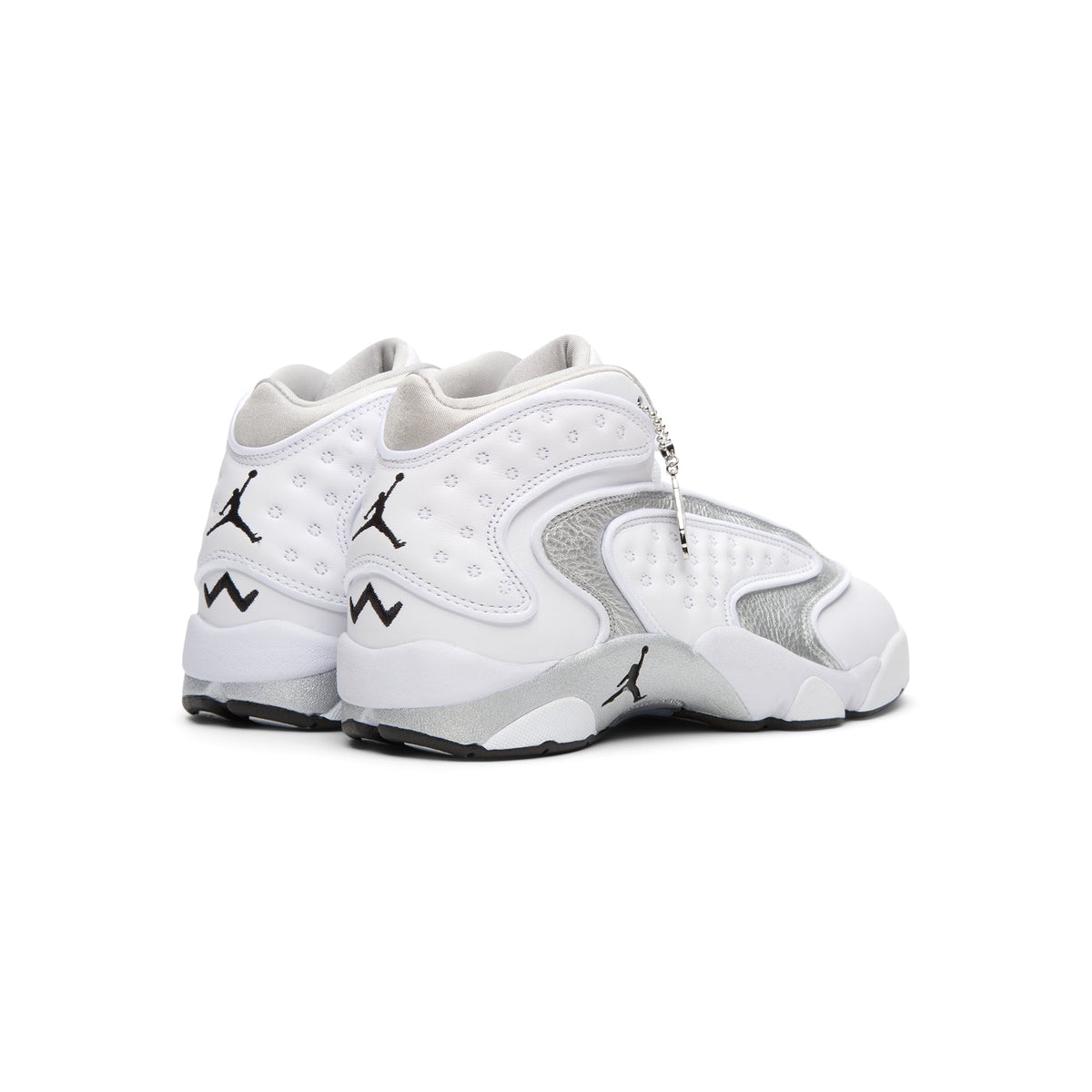 Air Jordan OG (White/Metallic Silver-Black) - Image 4