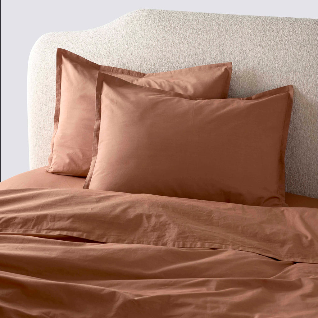 Stonewashed Organic Cotton Percale Shams - Image 2