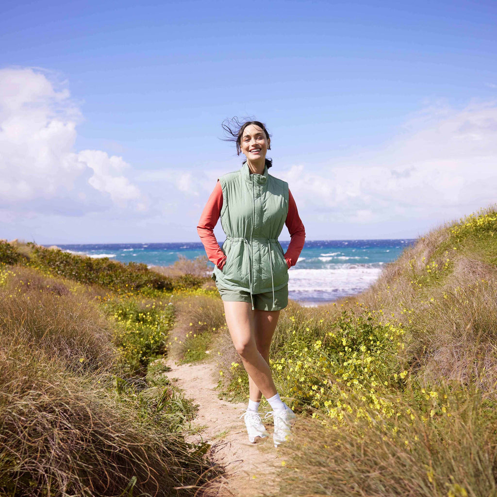 Cassly Womens Insulated Gilet - Pistachio - Image 6