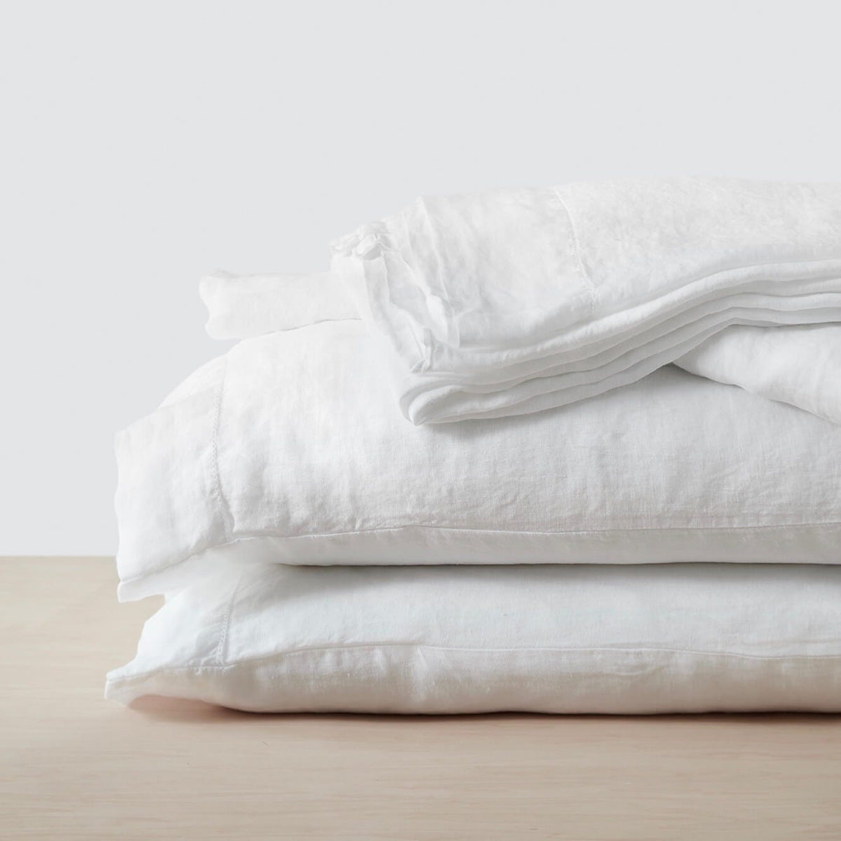 Stonewashed Linen Sheet Set - Image 27