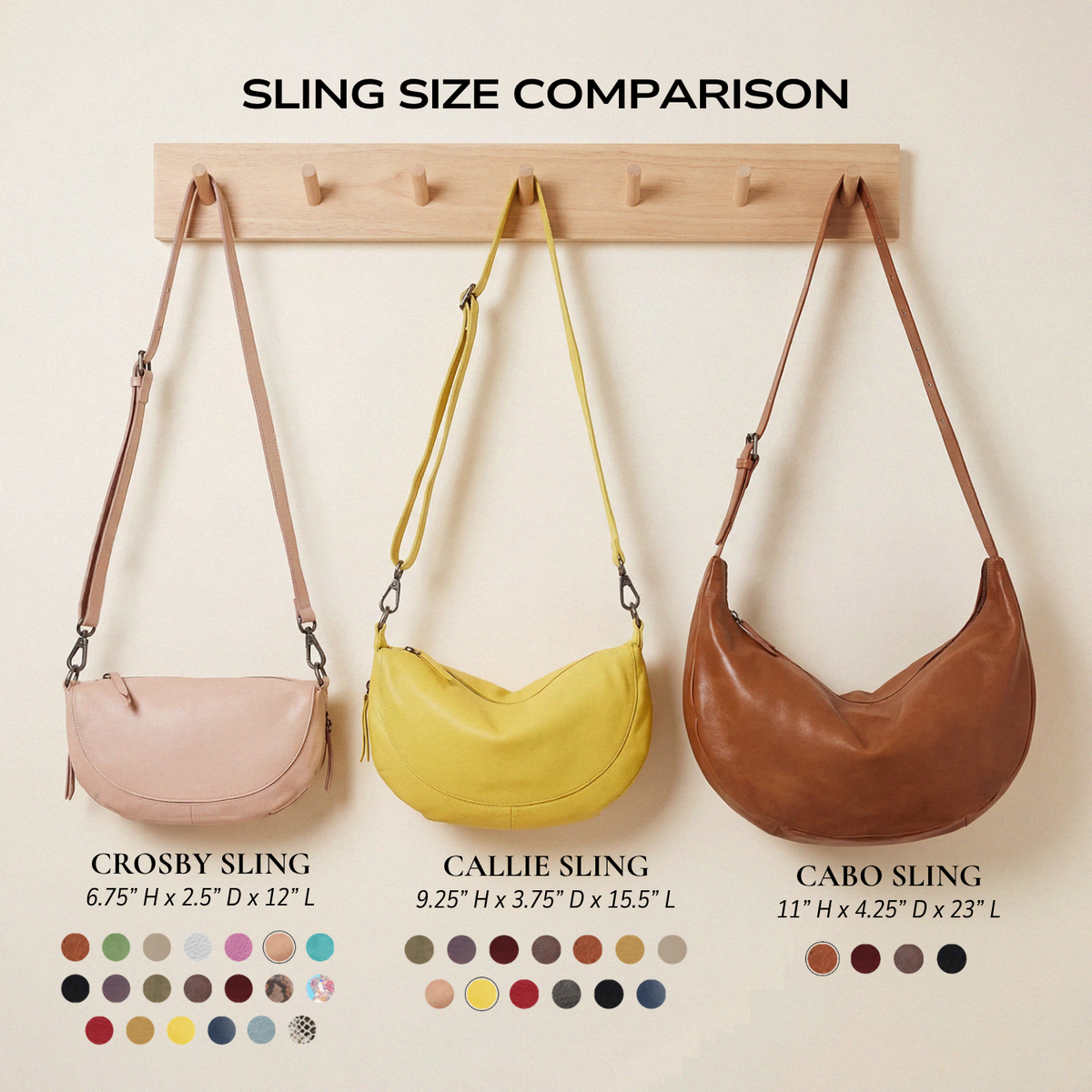 Callie Leather Sling Bag - Image 2