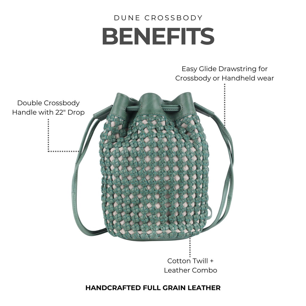 Dune Leather Crossbody Bag - Image 2