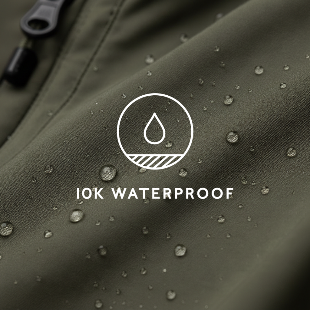Dalton Womens Longline Waterproof Insulated Coat - Khaki - Image 9