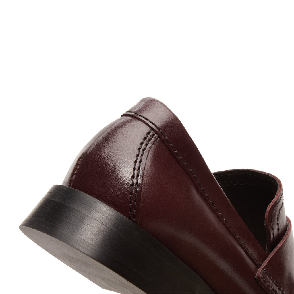 Miista Zita Burgundy Moccasin Loafers (Burgundy) - Image 9