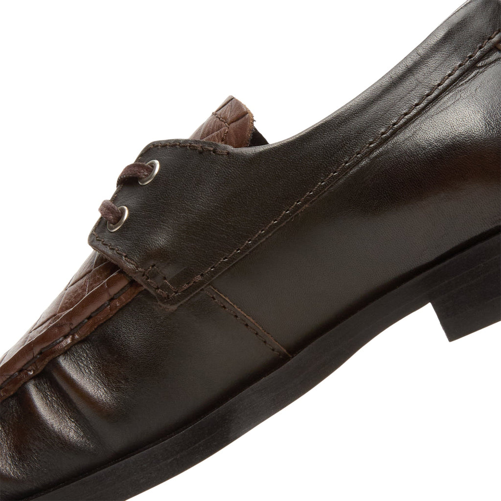 Miista Edelira Brown Derby Loafers (Brown) - Image 8