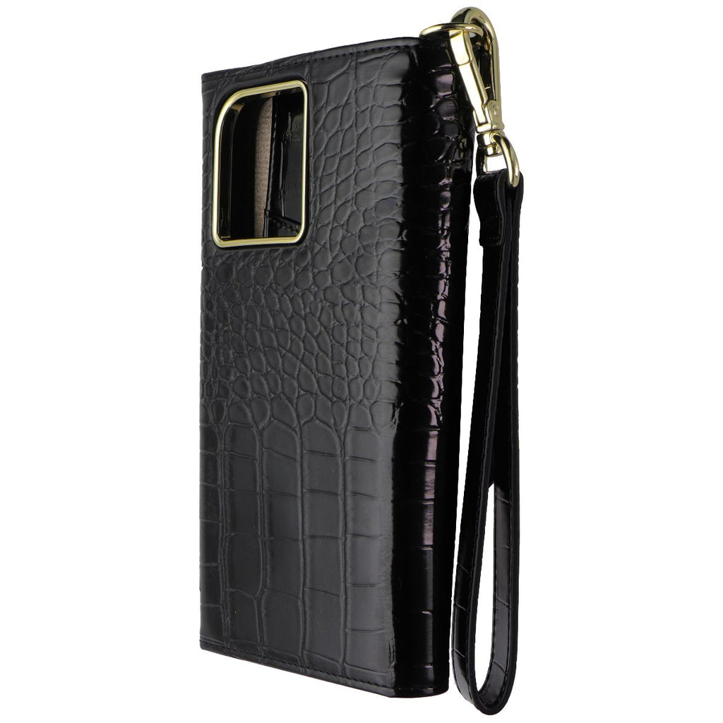 Elizabeth James Wristlet Folio for MagSafe for iPhone 15 Pro Max - Black Croc - New - Image 6