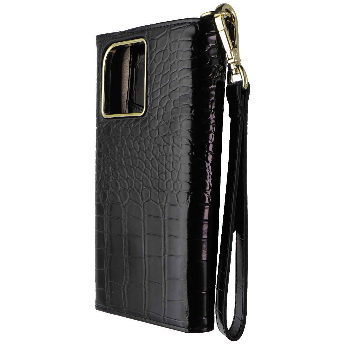 Elizabeth James Wristlet Folio for MagSafe for iPhone 15 Pro Max - Black Croc - New - Image 6