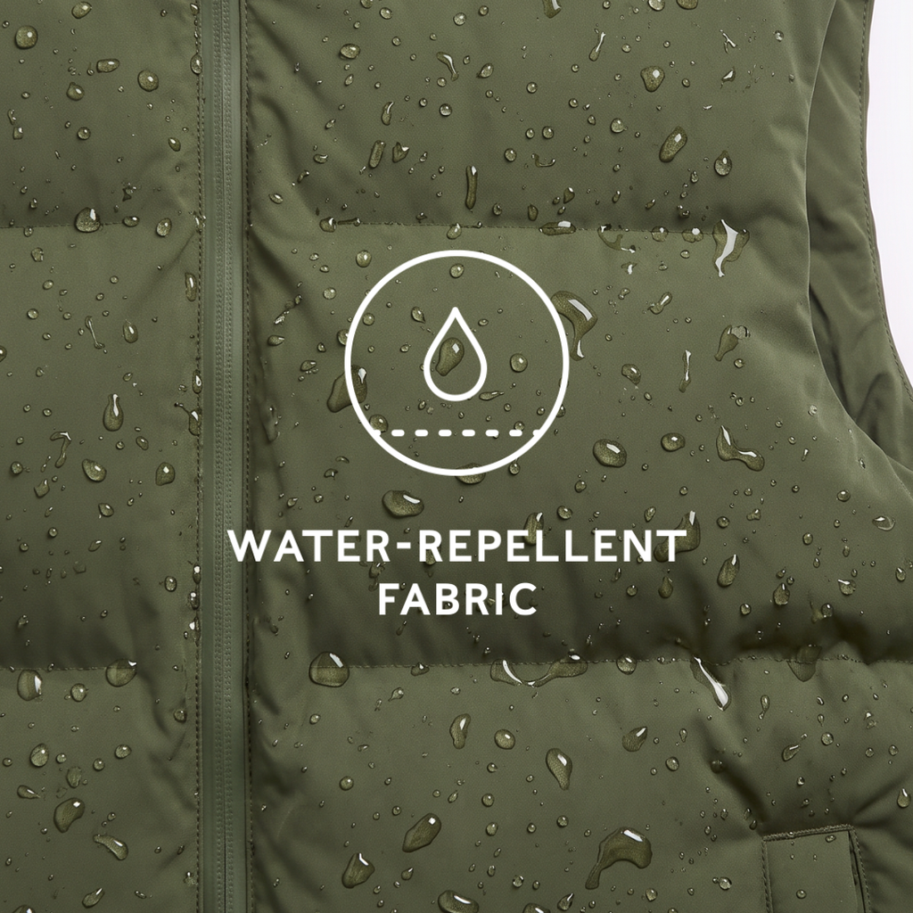 Elyna Womens Shower Resistant Insulated Gilet - Dark Green - Image 8