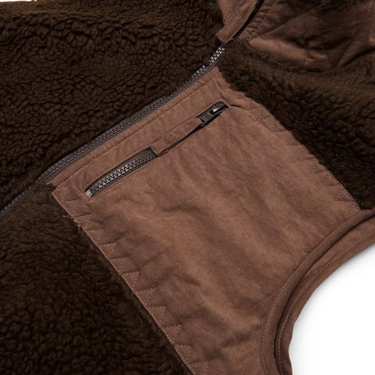 CARNAN Fleece Vest (Brown) - Image 5