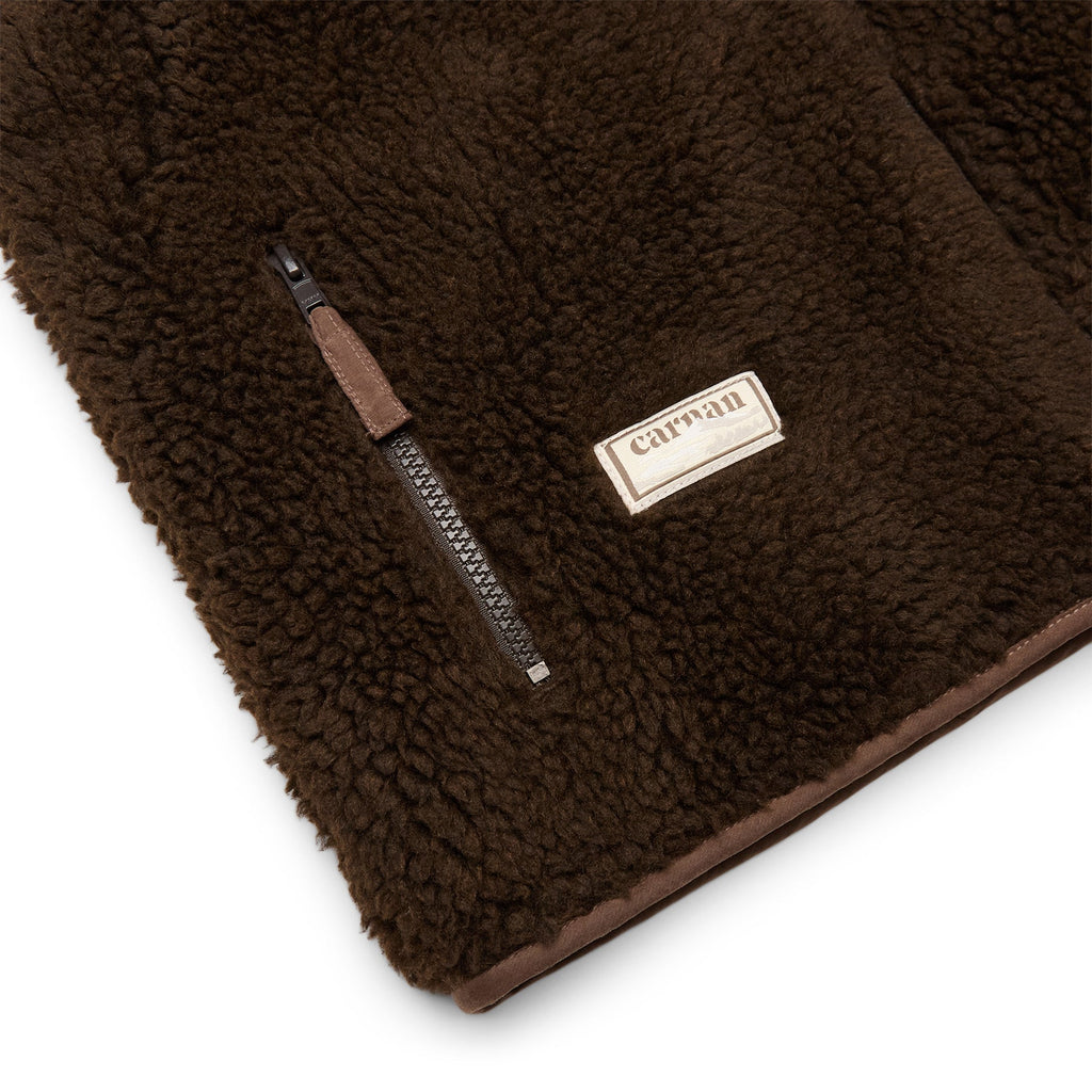 CARNAN Fleece Vest (Brown) - Image 4