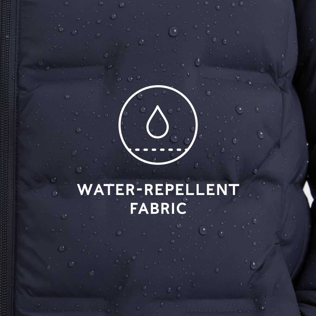 Fender Mens Shower Resistant Insulated Jacket - Dark Indigo - Image 9