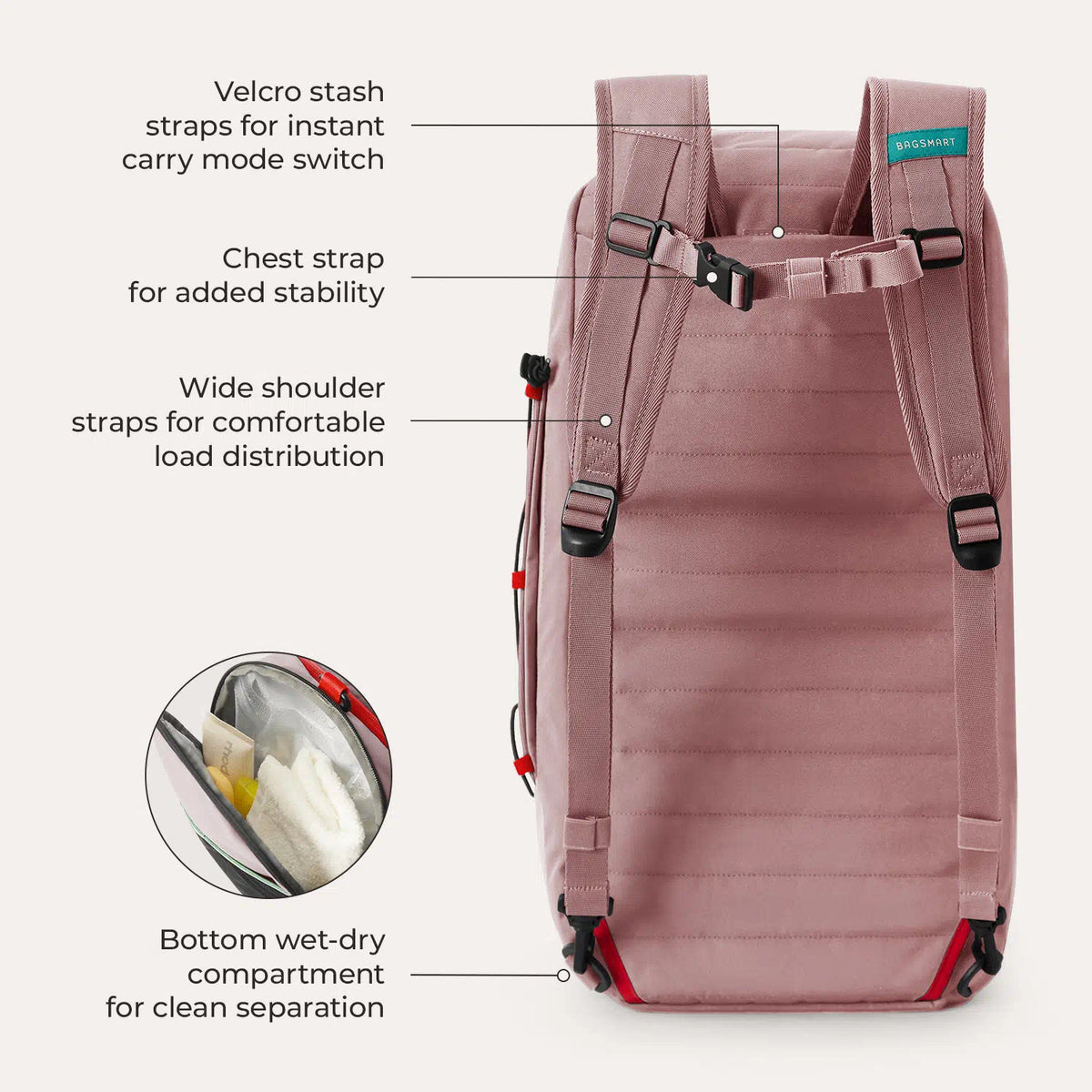 Focus Duffle Backpack - Image 10
