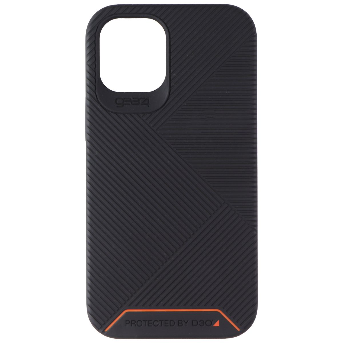 Gear4 Battersea Series Case for Apple iPhone 12 mini - Black/Orange - New - Image 2