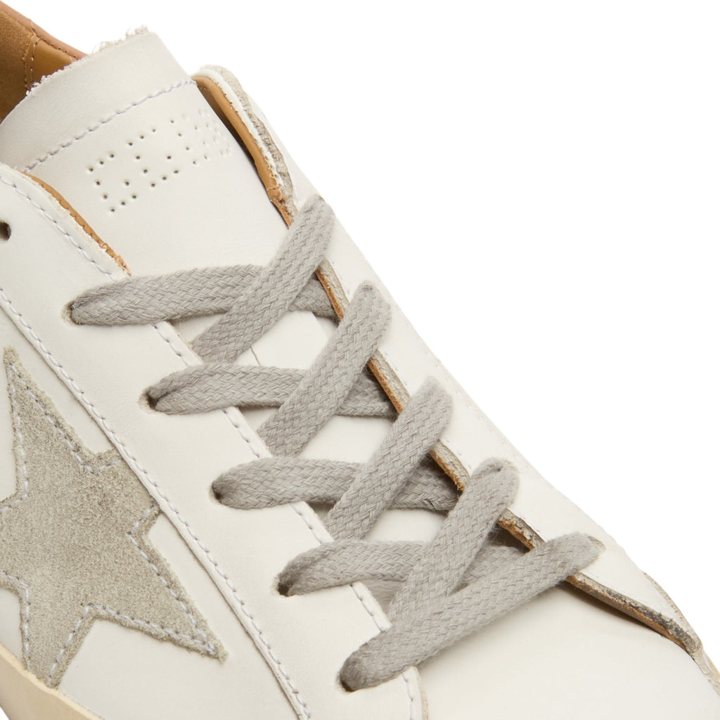 Golden Goose Super-Star Leather Upper And Heel Suede (White/Ice/Light Brown) - Image 7
