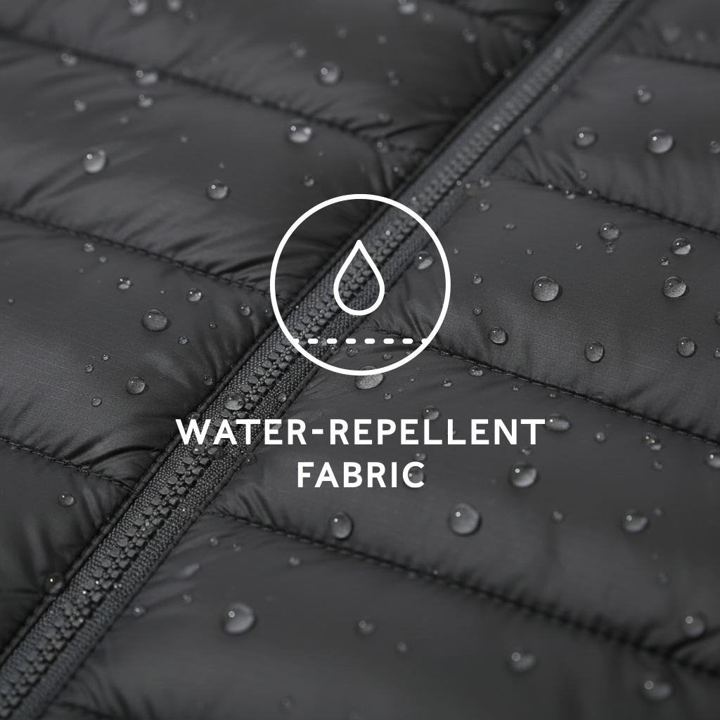 Gibson Mens Insulated Padded Jacket - Black - Image 9