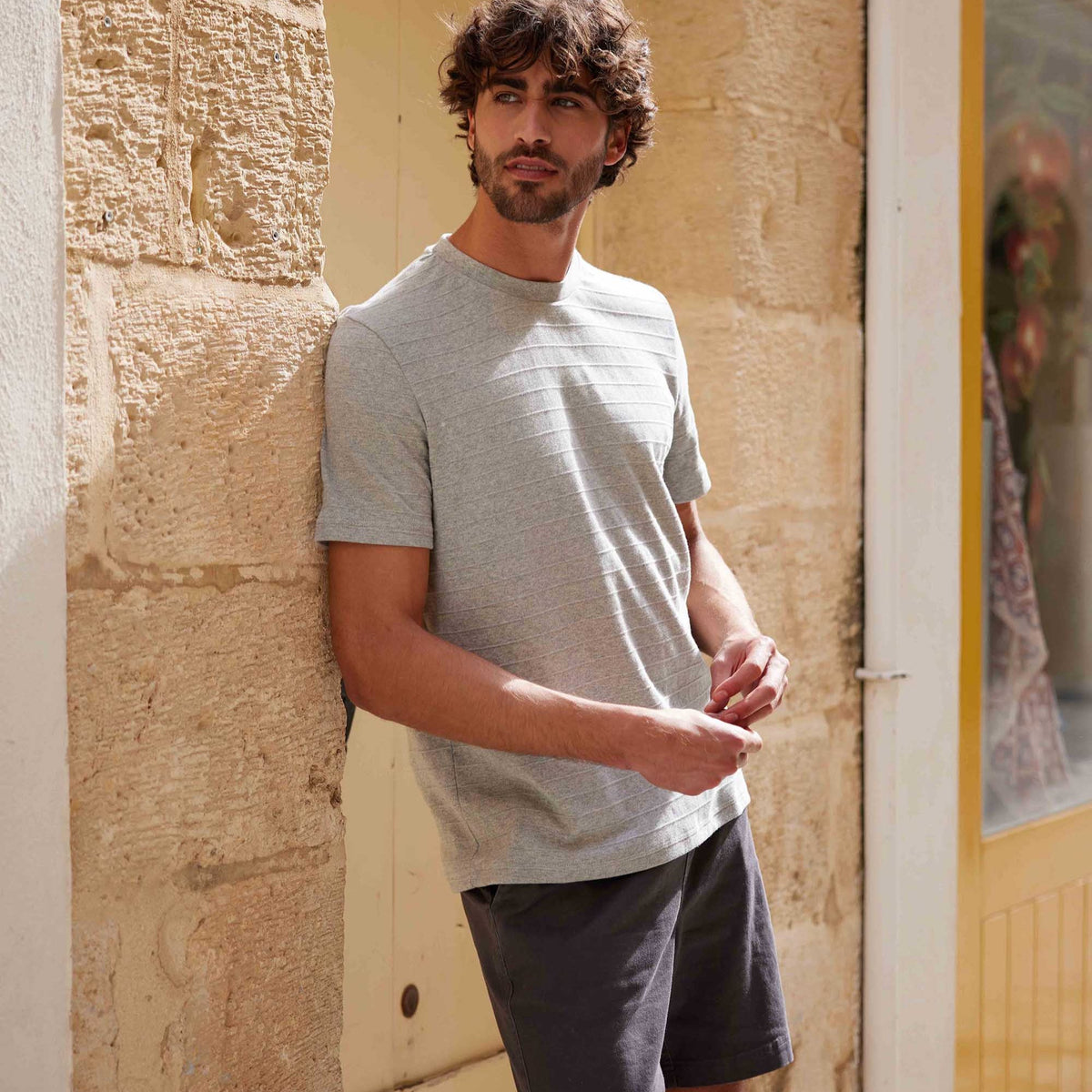 Goodman Mens Supersoft T-Shirt - Light Grey Marl