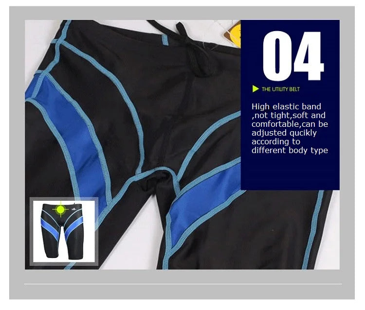 Yingfa FINA Approved Chlorine-Resistant Racing Swim Jammers - Image 6