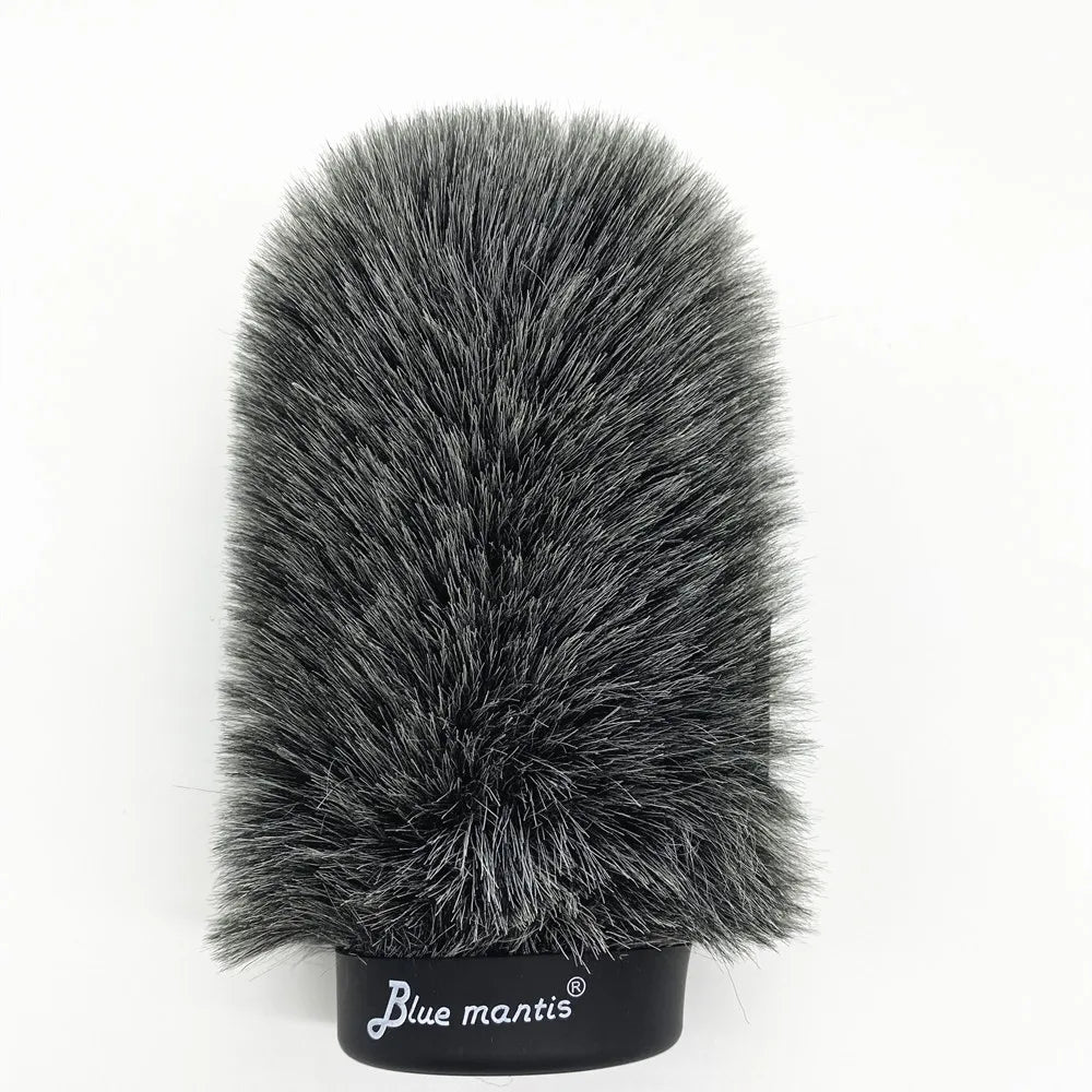 Blue Mantis Furry Windscreen - Grey