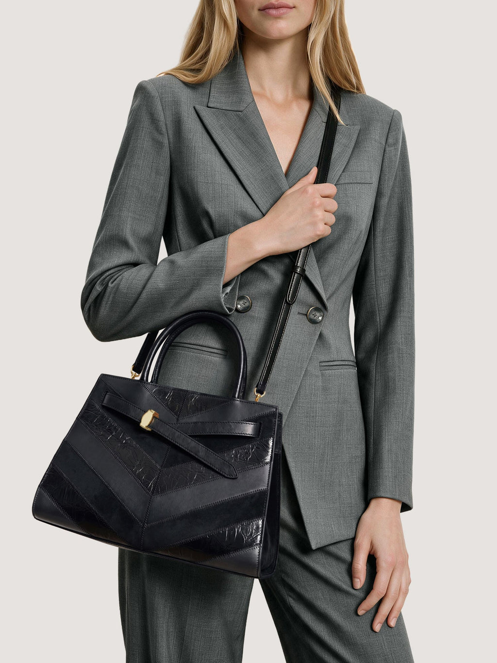 Chevron Veronica Beard Dash Bag - Image 2