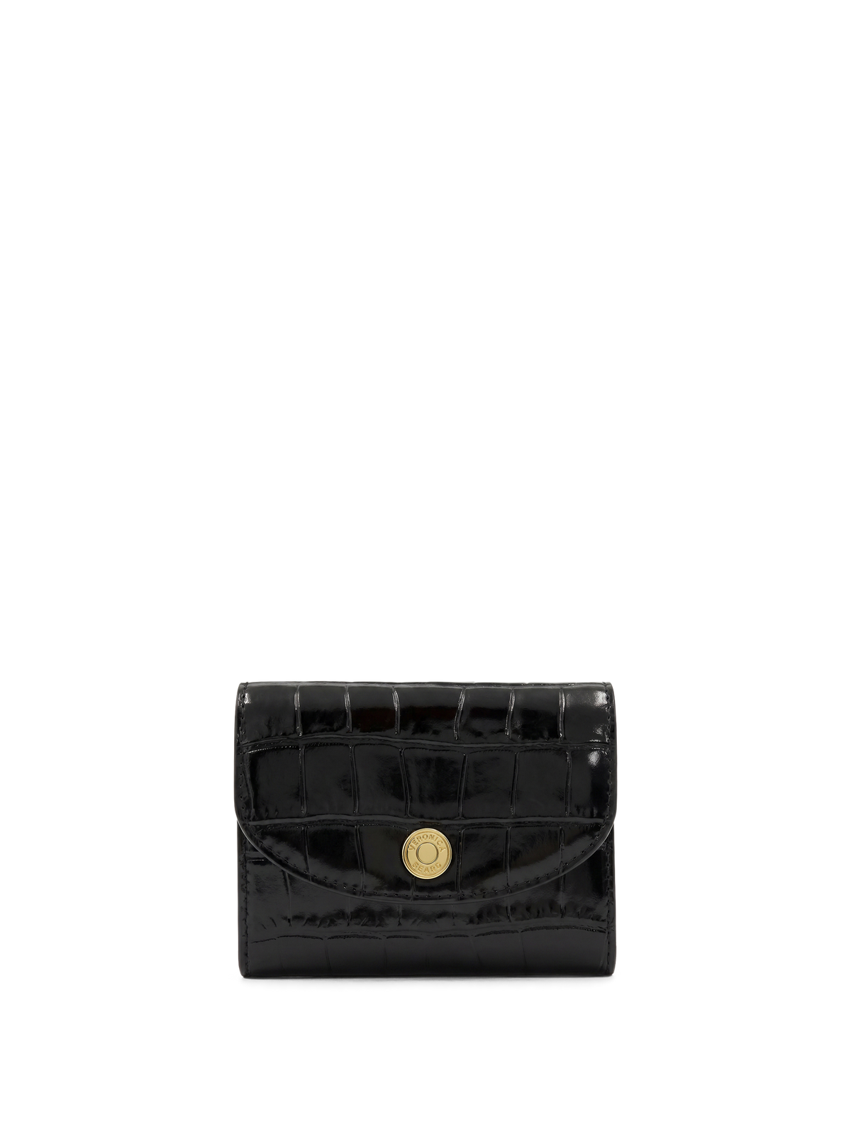 Croc-Embossed Flap Card Holder - Image 5