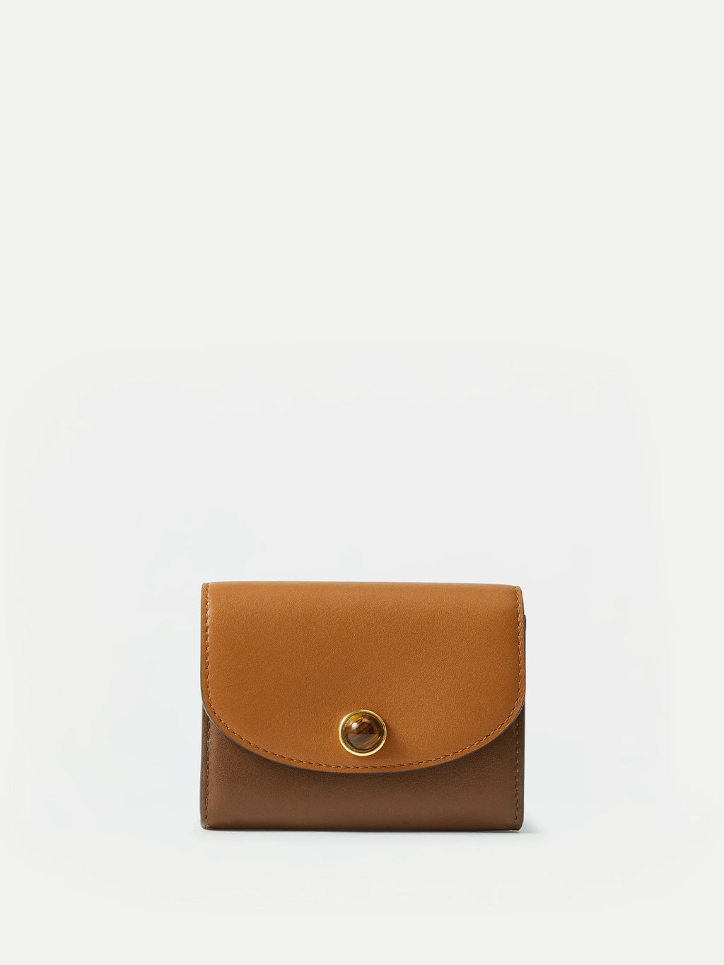 Color-Block Flap Card Holder
