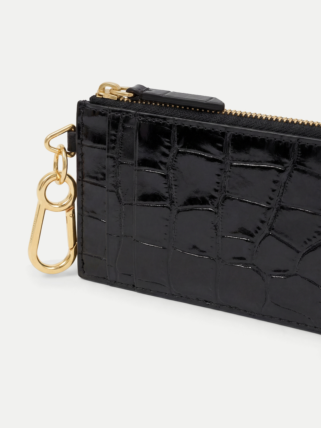 Croc-Embossed Card Holder - Image 2