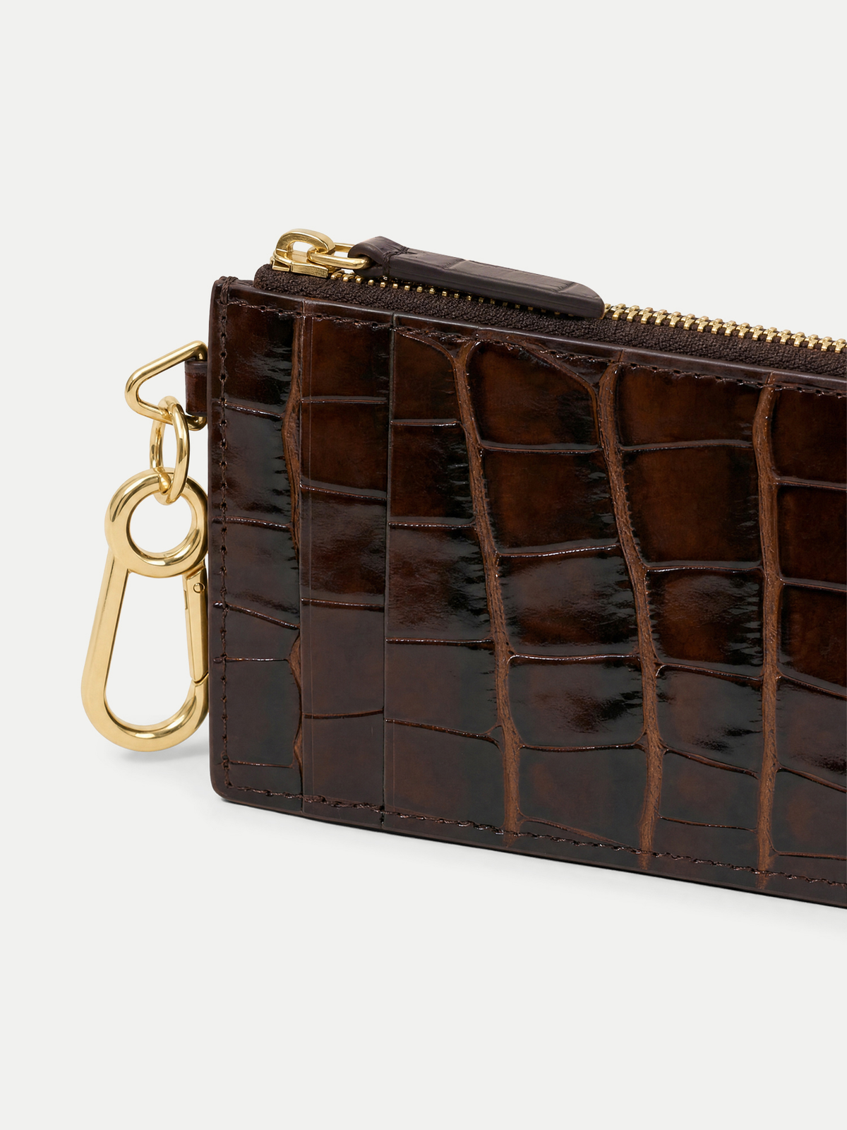 Croc-Embossed Card Holder - Image 2