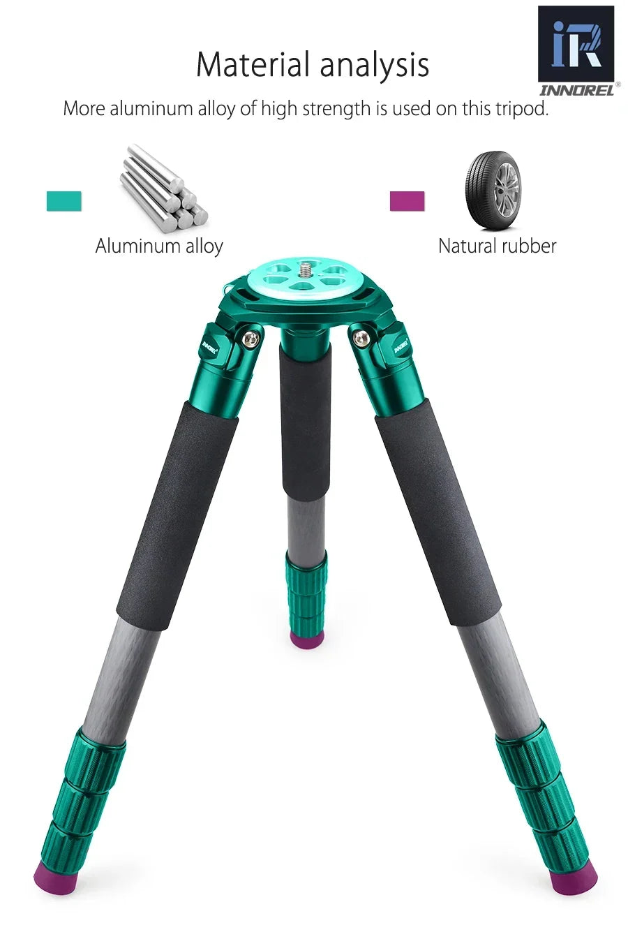 Innorel RT90C (LT404C) Heavy Duty Tripod - Image 10