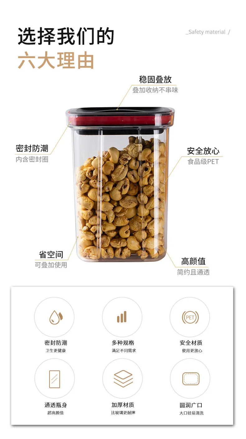 Plastic Food Storage Container with Lid - Image 8