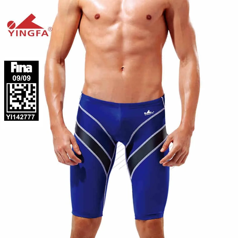 Yingfa FINA Approved Chlorine-Resistant Racing Swim Jammers