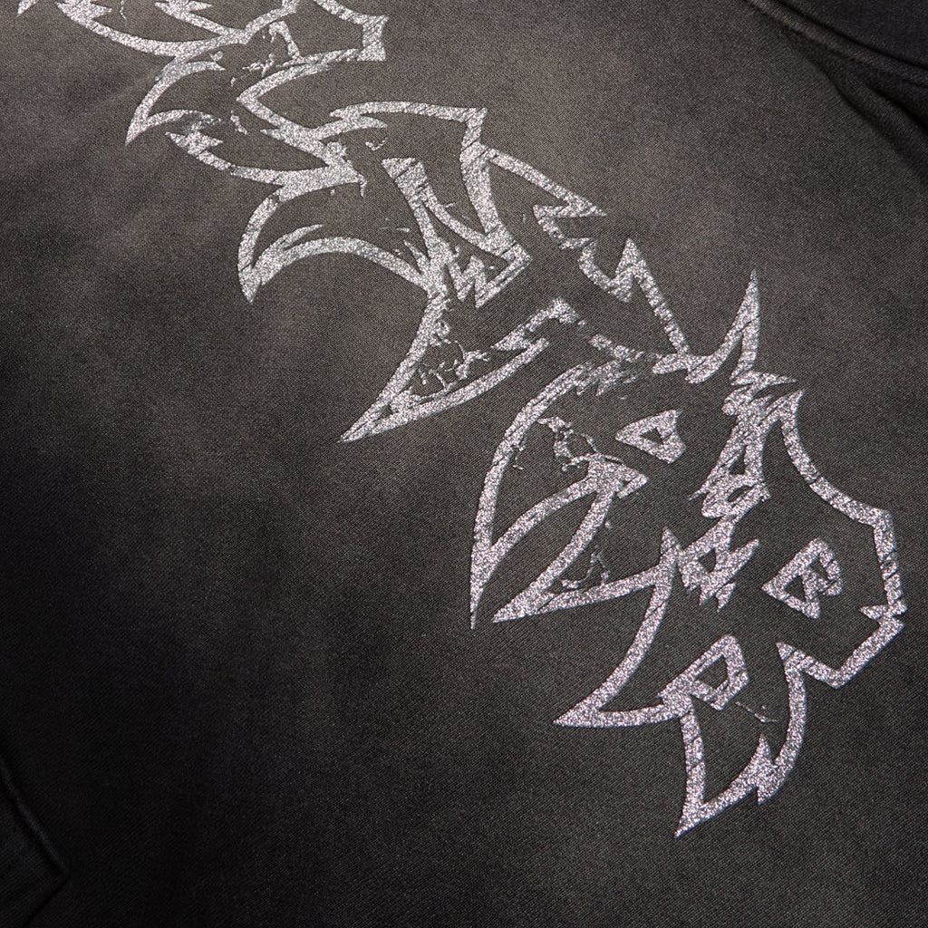 Hellstar Stars Shine Graffiti Hoodie (Black) - Image 5