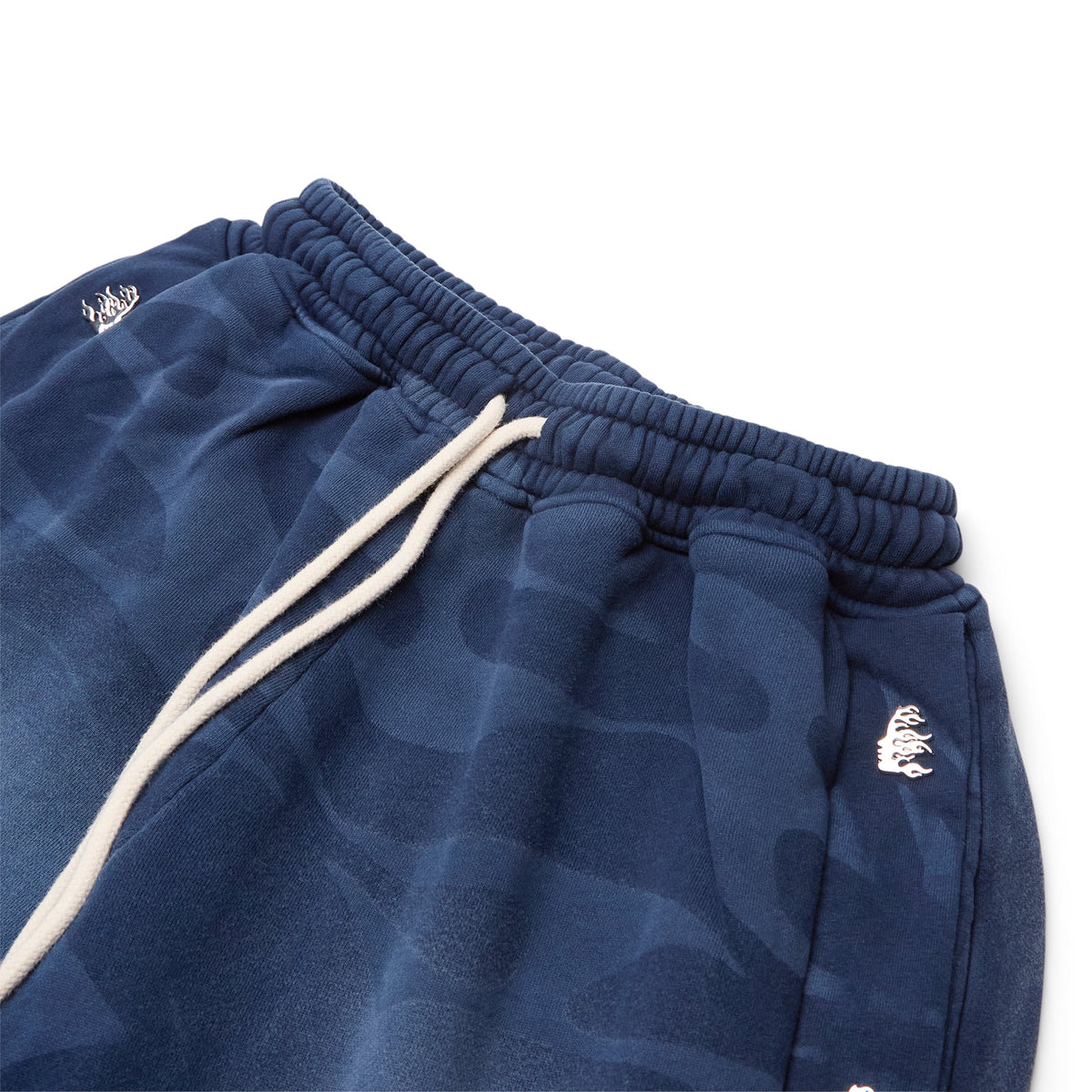 Hellstar Snap Sweatpants with Flame (Black) - Image 3