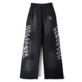 Hellstar Stars Shine Graffiti Sweatpants (Black)