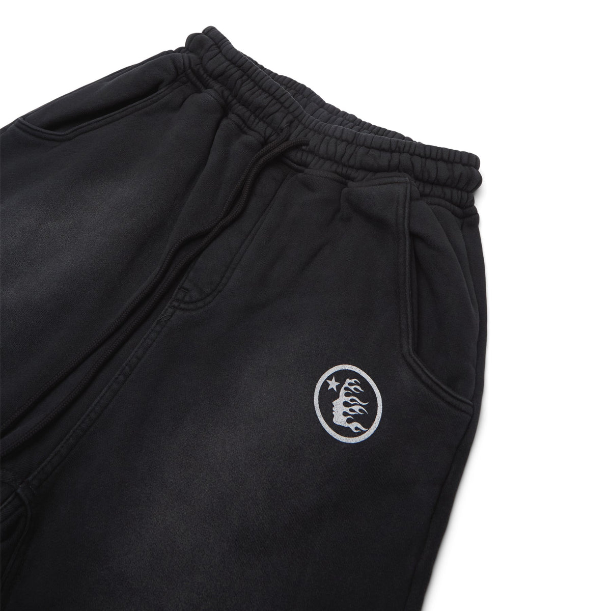 Hellstar Stars Shine Graffiti Sweatpants (Black) - Image 3