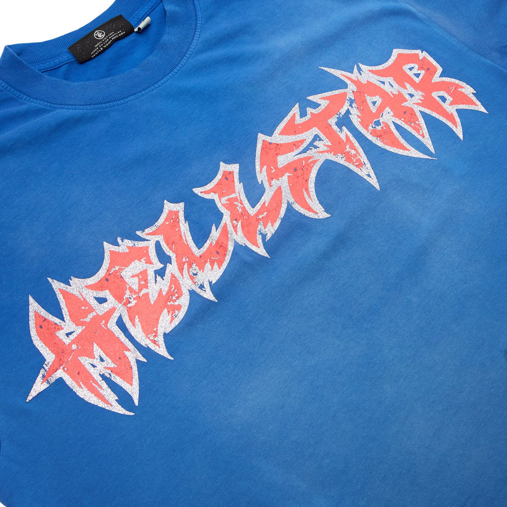 Hellstar Metal Logo Tee (Blue) - Image 4