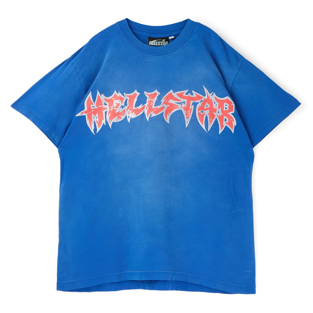 Hellstar Metal Logo Tee (Blue)