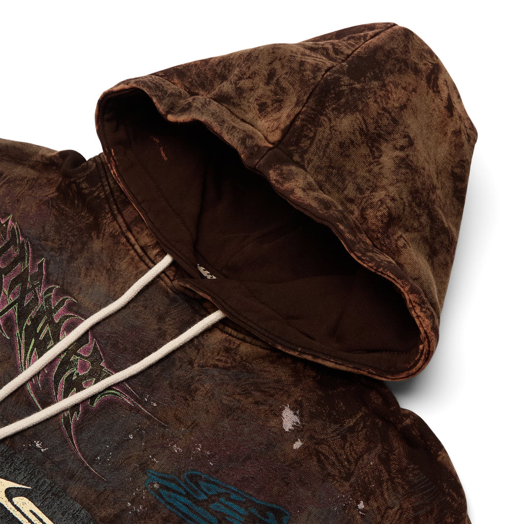Hellstar H-Star Graffiti Hoodie (Brown) - Image 3