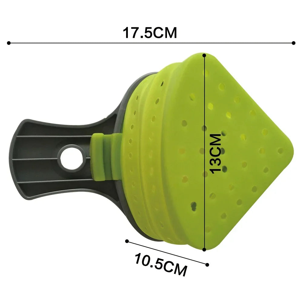 Foldable Silicone Pasta Colander Strainer - Image 6