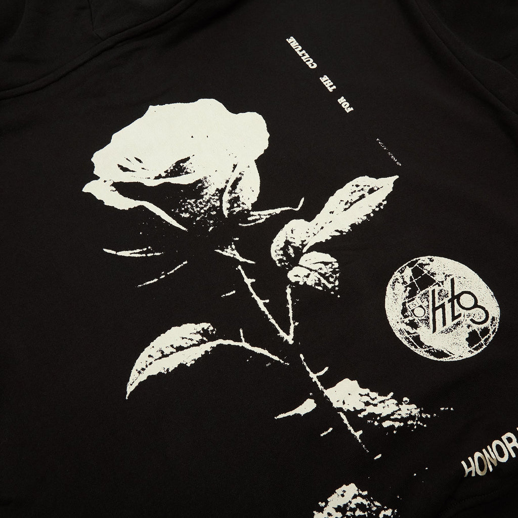 Honor The Gift Fallen Rose Hoodie (Black) - Image 5