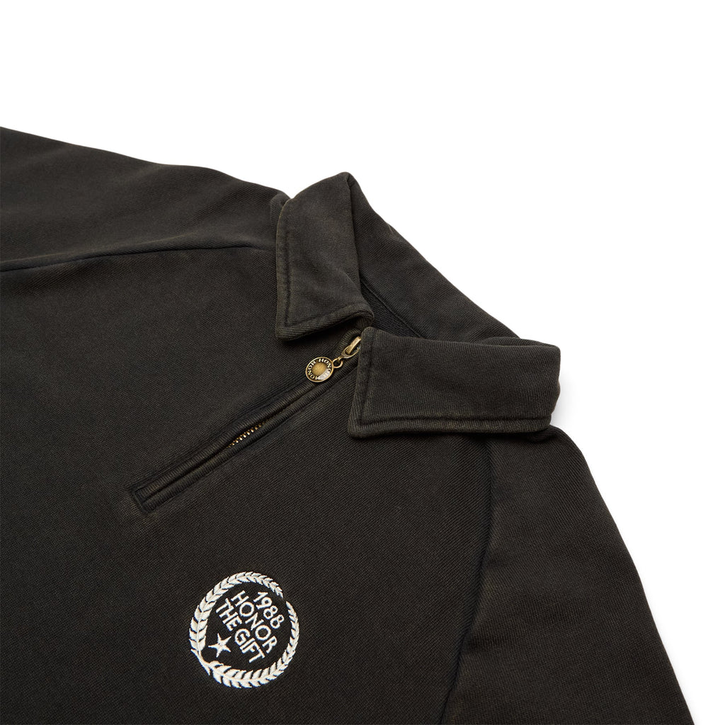 Honor The Gift Vintage Terry Quarter Zip (Vintage Black) - Image 3