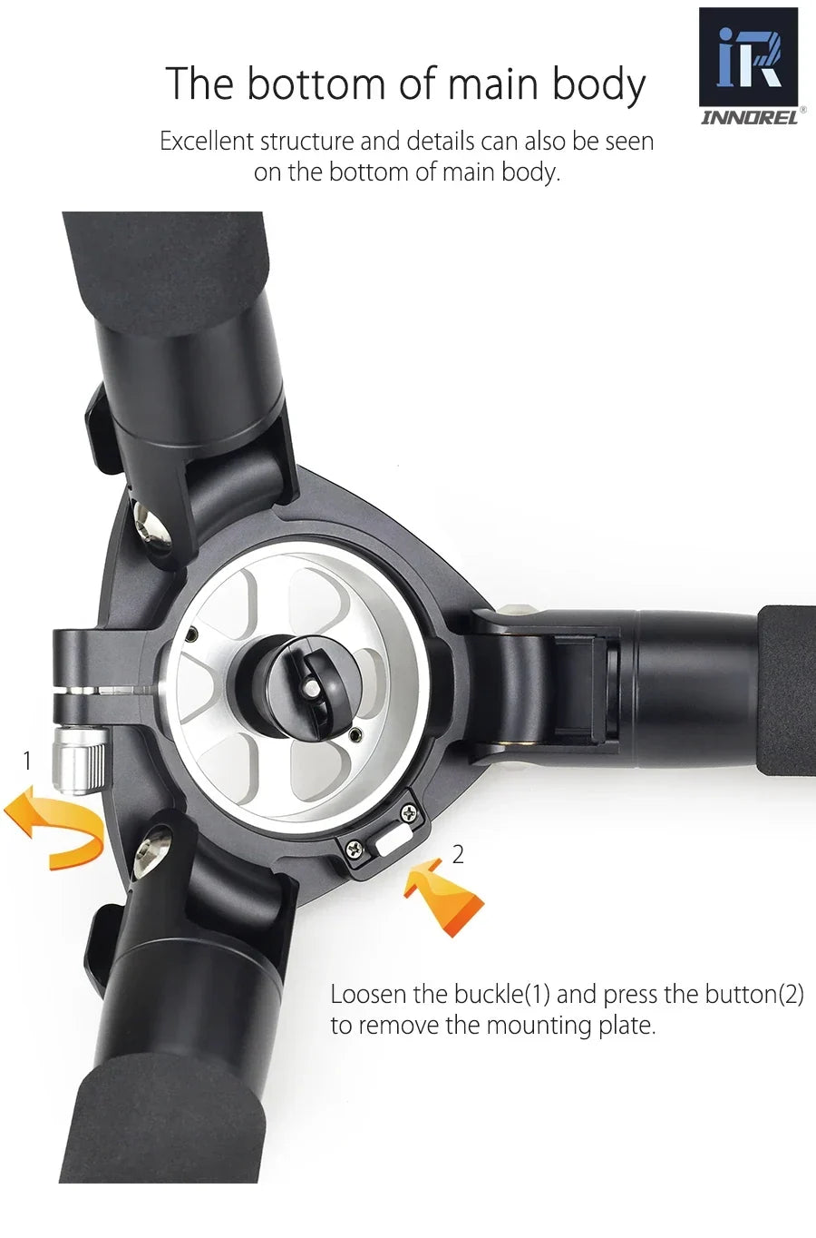 Innorel RT90C (LT404C) Heavy Duty Tripod - Image 12