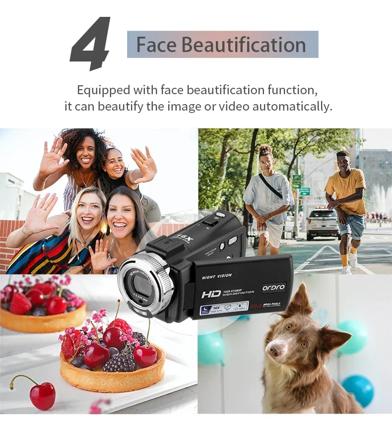Ordro V12 Vlogging Camera - Image 10