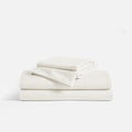 Heathered Cashmere Core Sheet Set - Cream