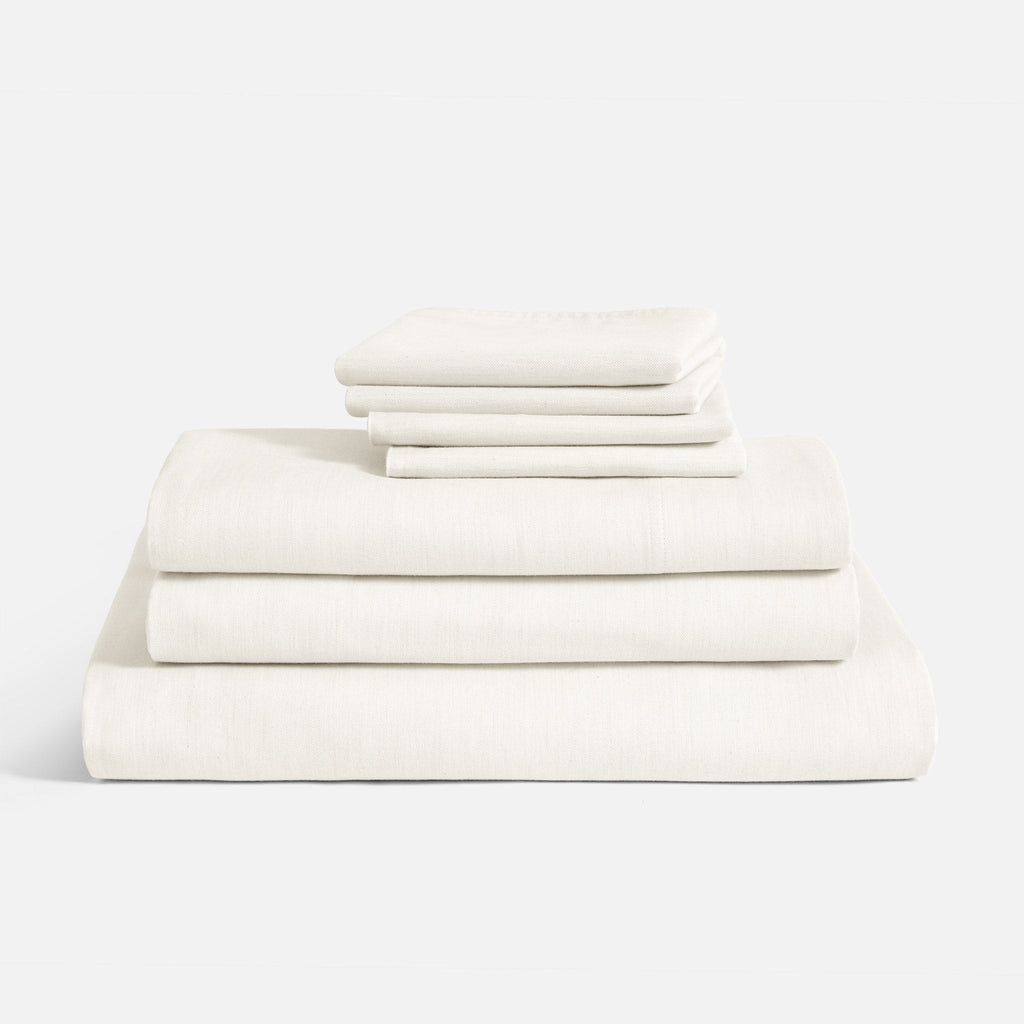 Heathered Cashmere Hardcore Sheet Bundle - Cream
