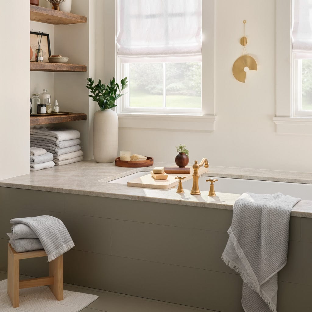 Hinoki Wood Bath Caddy - Image 4