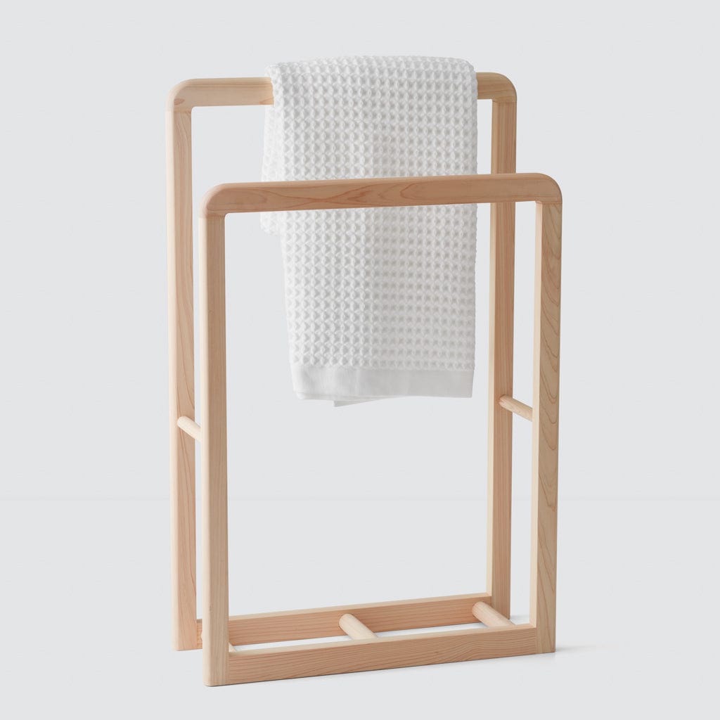 Hinoki Wood Standing Rack - Image 3