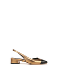 Cecile Leather Cap-Toe Slingback - Image 5