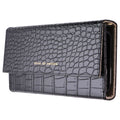 iDeal of Sweden Signature Clutch Case for iPhone 12 Pro Max - Jet Black Croco - New