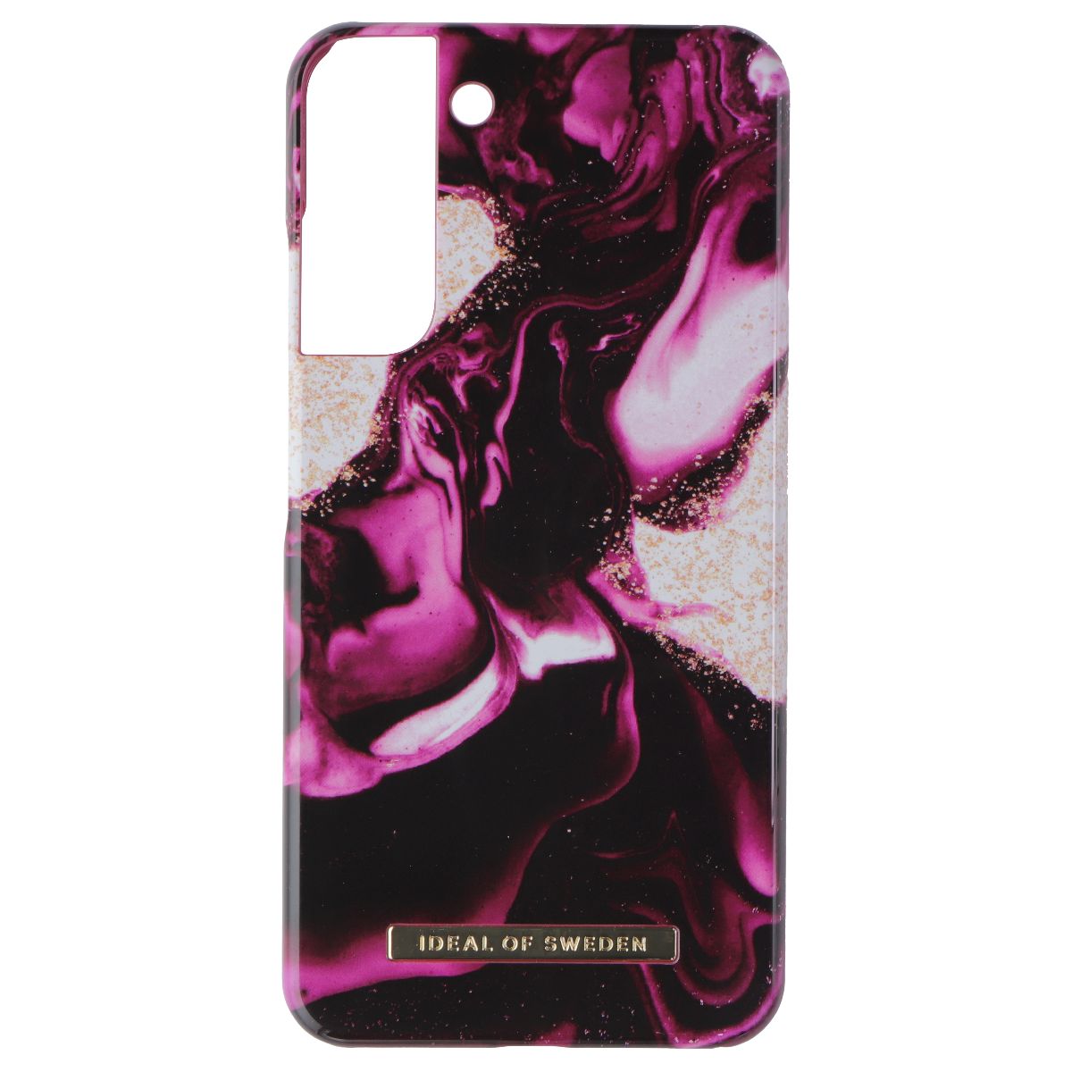 iDeal of Sweden Hard Case for Samsung Galaxy (S22+) - Golden Ruby Marble - New - Image 2
