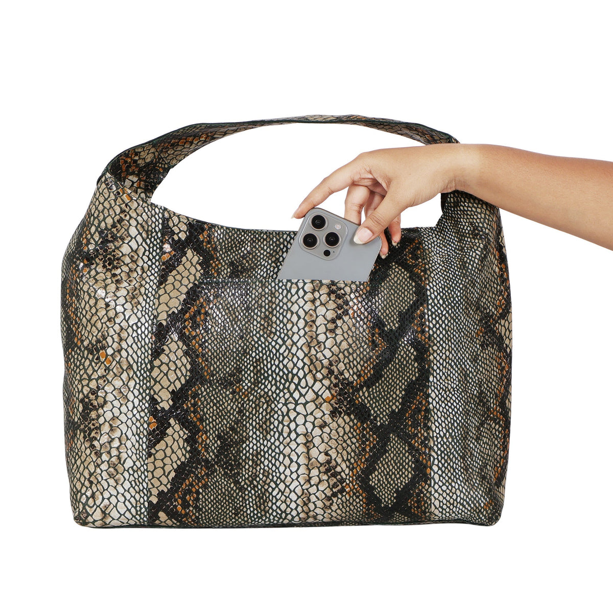 Petite Lindsey Leather Shoulder Bag - Image 27